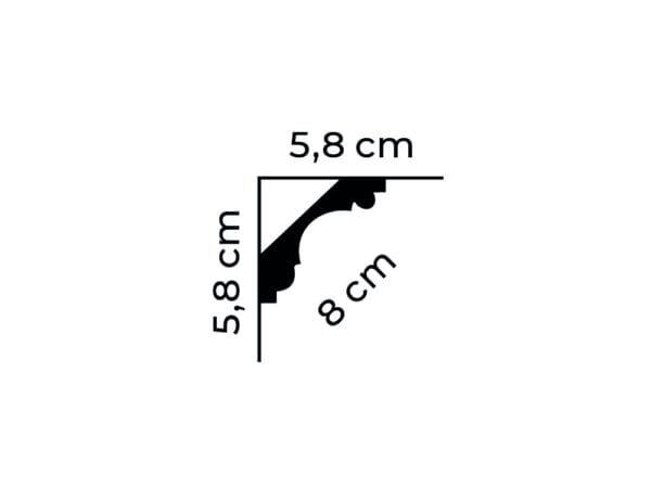 Listwa sufitowa Mardom Decor MDA005F Flex