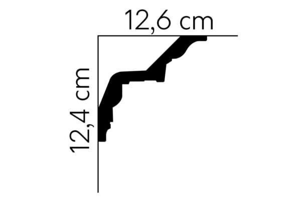 Listwa sufitowa Mardom Decor MDB169F Flex