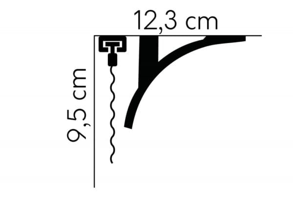 Maskownica karnisza Mardom Decor QL011