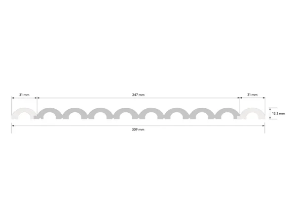 wp001ltp-1 Zakończenie lewe panela ściennego WP001LTP Duna 200 cm Premium