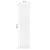 Panel ścienny WP001T Duna 200 cm