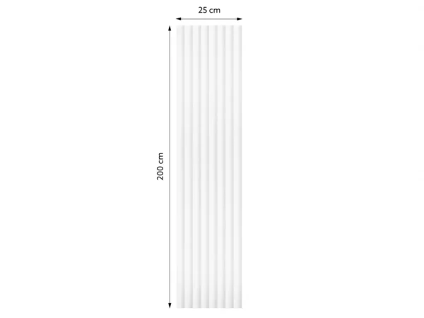 Panel ścienny WP001T Duna 200 cm