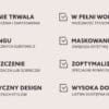 zalety Listwa przypodłogowa Durofit PF081C Cappuccino